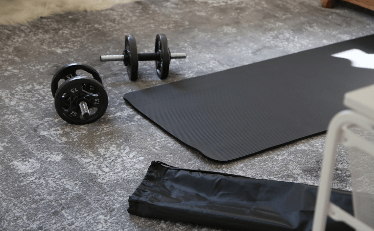 carpet in home gym